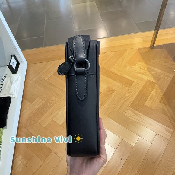 NWT Coach Sullivan Crossbody In Signature Camo Print CAO74 Gunmetal/Grey Multi - Picture 3 of 10